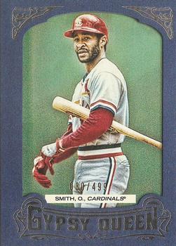 2014 Topps Gypsy Queen - Framed Blue #202 Ozzie Smith Front