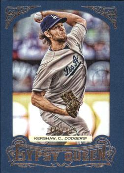2014 Topps Gypsy Queen - Framed Blue #300 Clayton Kershaw Front