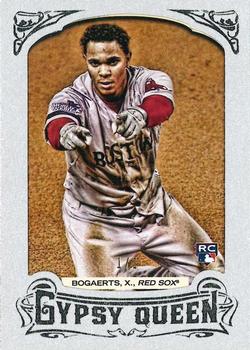 2014 Topps Gypsy Queen - Framed Silver #13 Xander Bogaerts Front