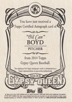 2014 Topps Gypsy Queen - Autographs #GQA-OCB 