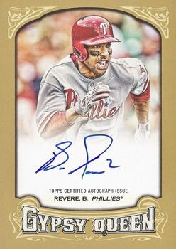 2014 Topps Gypsy Queen - Autographs Gold #GQA-BR Ben Revere Front