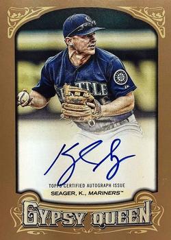 2014 Topps Gypsy Queen - Autographs Gold #GQA-KS Kyle Seager Front