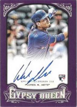 2014 Topps Gypsy Queen - Autographs Purple #GQA-WF Wilmer Flores Front