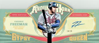 2014 Topps Gypsy Queen - Around the Horn Autographs #ATH-FF Freddie Freeman Front