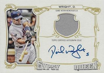 2014 Topps Gypsy Queen - Relic Autographs #AR-DW David Wright Front