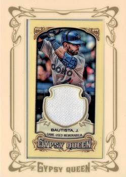 2014 Topps Gypsy Queen - Mini Relics #GMR-JB Jose Bautista Front