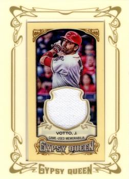 2014 Topps Gypsy Queen - Mini Relics #GMR-JV Joey Votto Front