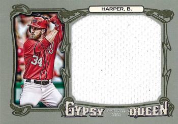 2014 Topps Gypsy Queen - Jumbo Relics Silver #GJR-BH Bryce Harper Front