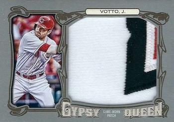 2014 Topps Gypsy Queen - Jumbo Relics Silver #GJR-JV Joey Votto Front