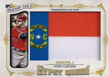 2014 Topps Gypsy Queen - Hometown Flags #GQHF-JH Josh Hamilton Front