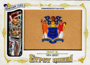 2014 Topps Gypsy Queen - Hometown Flags #GQHF-MT Mike Trout Front