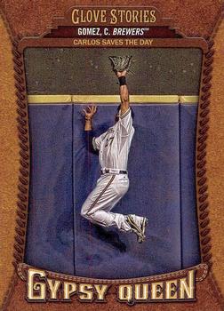 2014 Topps Gypsy Queen - Glove Stories #GS-CG Carlos Gomez Front