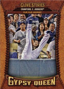2014 Topps Gypsy Queen - Glove Stories #GS - CC Carl Crawford Front