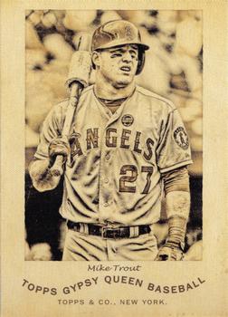 2014 Topps Gypsy Queen - N174 Gypsy Queen #N174-MT Mike Trout Front