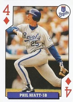 1993 Bicycle Rookies Playing Cards #4♦ Phil Hiatt Front