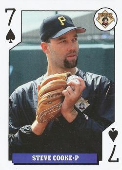 1993 Bicycle Rookies Playing Cards #7♠ Steve Cooke Front