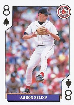 1993 Bicycle Rookies Playing Cards #8♠ Aaron Sele Front