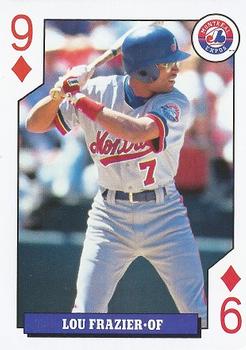 1993 Bicycle Rookies Playing Cards #9♦ Lou Frazier Front