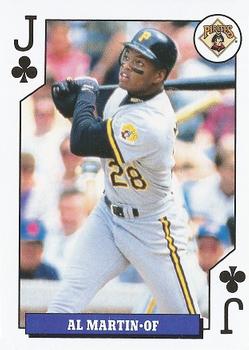1993 Bicycle Rookies Playing Cards #J♣ Al Martin Front