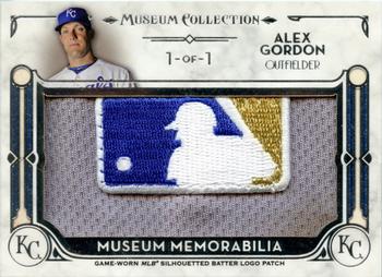 2014 Topps Museum Collection - Museum Memorabilia MLB Logo #MM-AGD Alex Gordon Front