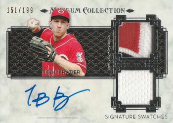 2014 Topps Museum Collection - Single Player Signature Swatches Dual Relic Autographs #SSD-TF Todd Frazier Front