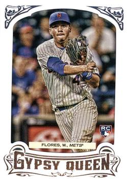 2014 Topps Gypsy Queen - Framed White #59 Wilmer Flores Front