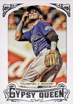 2014 Topps Gypsy Queen - Framed White #74 Troy Tulowitzki Front