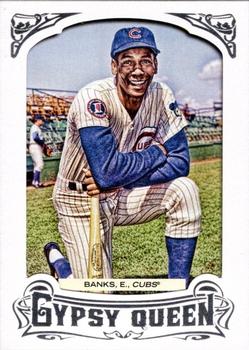 2014 Topps Gypsy Queen - Framed White #111 Ernie Banks Front