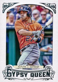 2014 Topps Gypsy Queen - Framed White #178 Jose Altuve Front