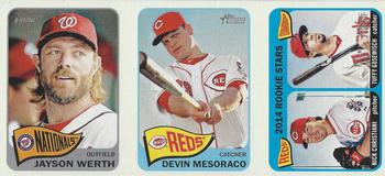 2014 Topps Heritage - Advertising Panels #NNO Jayson Werth / Devin Mesoraco / Nick Christiani / Tuffy Gosewisch Front