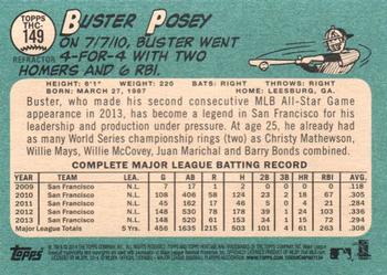 2014 Topps Heritage - Chrome Purple Refractors #THC-149 Buster Posey Back