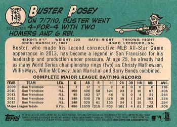 2014 Topps Heritage - Chrome Refractors #THC-149 Buster Posey Back