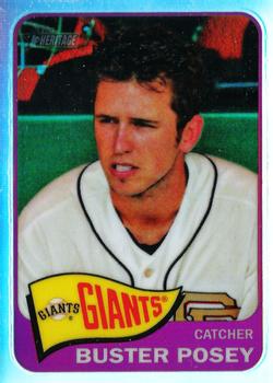 2014 Topps Heritage - Chrome Refractors #THC-149 Buster Posey Front