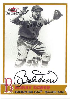 2001 Fleer Boston Red Sox 100th Anniversary - BoSox Sigs #NNO Bobby Doerr Front