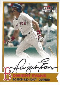 2001 Fleer Boston Red Sox 100th Anniversary - BoSox Sigs #NNO Dwight Evans Front