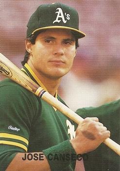 1987 Action Superstars (unlicensed) #57 Jose Canseco Front