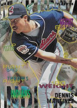 1995 Fleer Cleveland Indians #8 Dennis Martinez Front