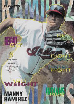 1995 Fleer Cleveland Indians #14 Manny Ramirez Front