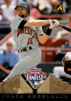 1997 Pinnacle FanFest #FF3 Chuck Knoblauch Front