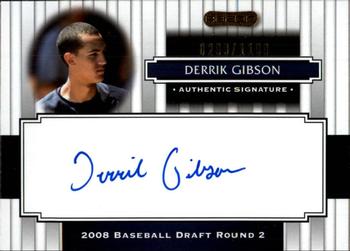2008 Razor Signature Series #136 Derrik Gibson Front