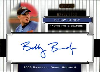 2008 Razor Signature Series #160 Bobby Bundy Front