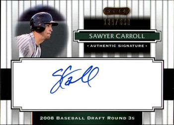 2008 Razor Signature Series #161 Sawyer Carroll Front