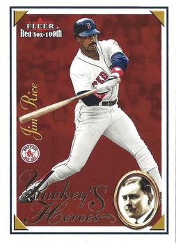 2001 Fleer Boston Red Sox 100th Anniversary - Yawkey's Heroes #3 YH Jim Rice Front