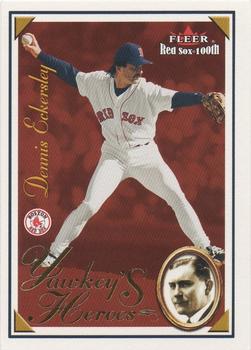2001 Fleer Boston Red Sox 100th Anniversary - Yawkey's Heroes #7 YH Dennis Eckersley Front