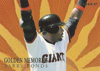 1997 Fleer - Golden Memories #1 Barry Bonds Front