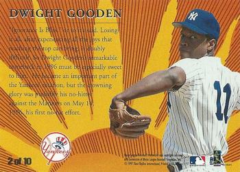 1997 Fleer - Golden Memories #2 Dwight Gooden Back