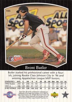 1998 SP Top Prospects #105 Brent Butler Back