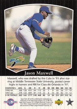 1998 SP Top Prospects #33 Jason Maxwell Back