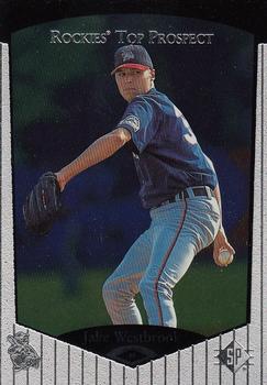 1998 SP Top Prospects #49 Jake Westbrook Front