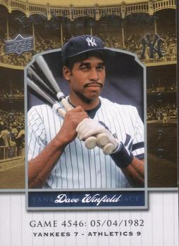 2008 Upper Deck Yankee Stadium Legacy #4546 Dave Winfield Front